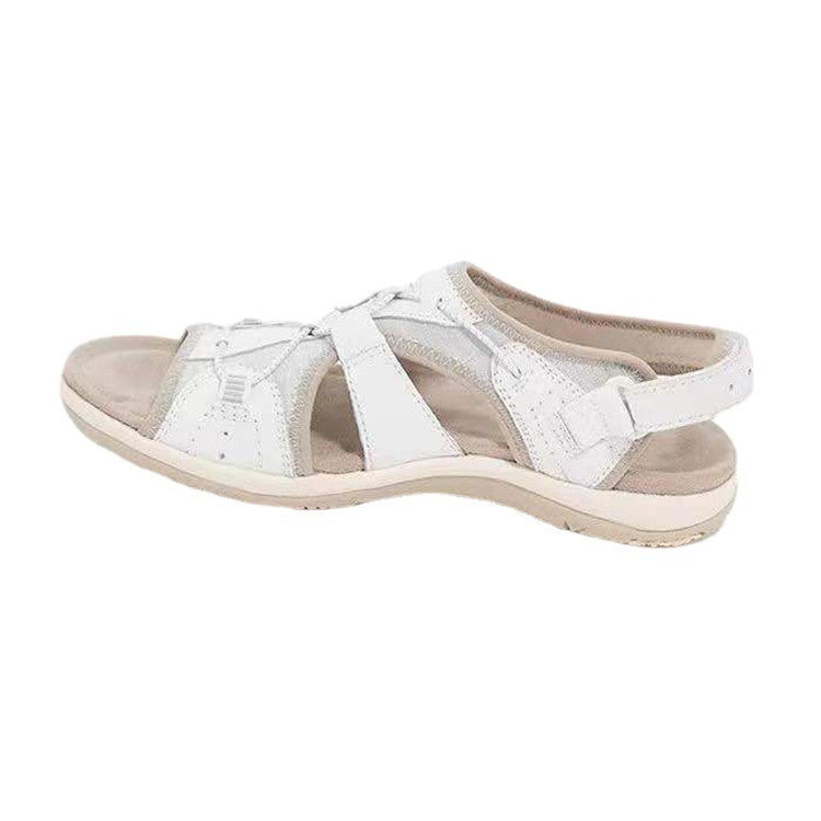 Damen Freizeitsandalen mit verstellbaren Riemen und ergonomischem Fußbett R&B