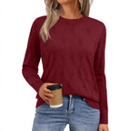 Damen Strickpullover mit strukturiertem Muster und lässigem Schnitt R&B