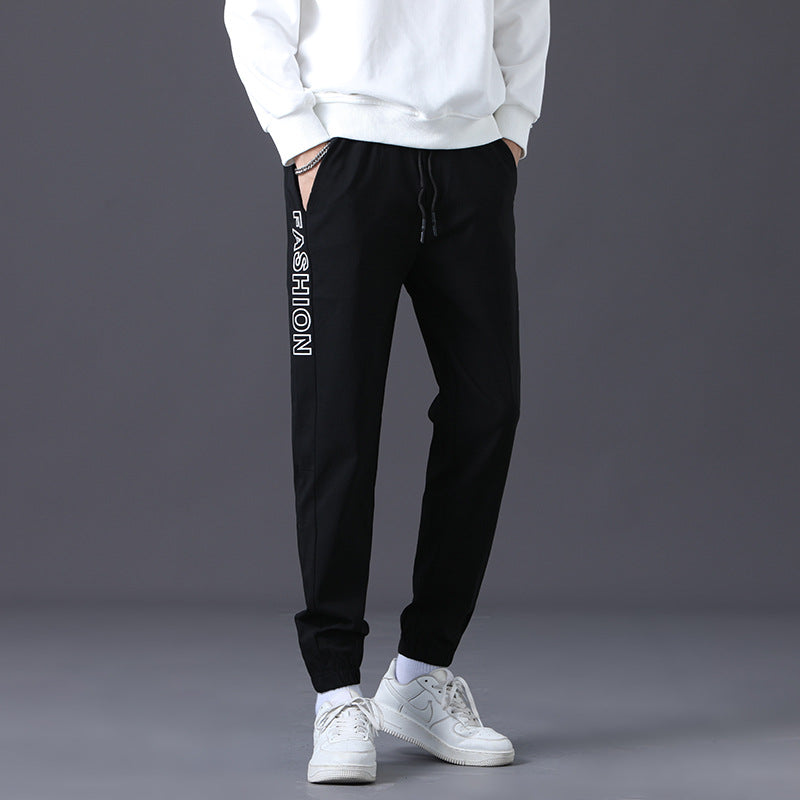 Herren modische Jogginghose mit elastischem Bund und seitlichen Taschen