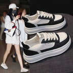 Damen Komfortable Plateausneaker mit dämpfender Sohle und atmungsaktivem Obermaterial R&B