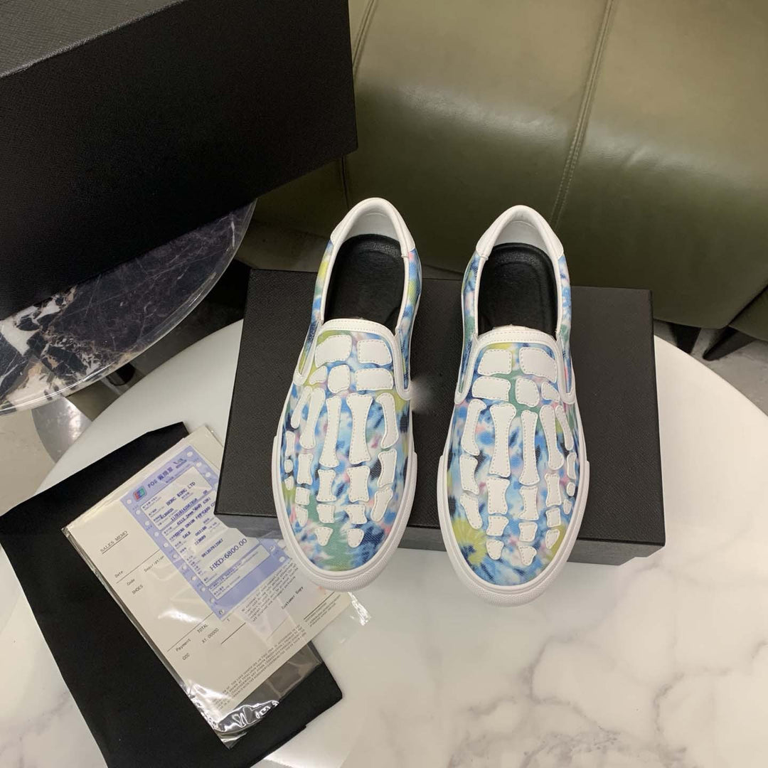 Damen Slip-On Sneakers mit innovativem Oberflächenmuster und rutschfester Sohle R&B