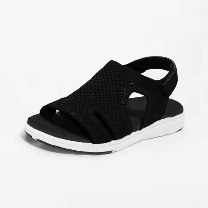 Damen atmungsaktive Sandalen mit flexiblem Riemendesign und komfortabler Sohle R&B