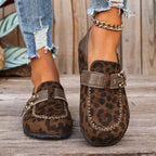 Damen modische Clogs mit dekorativen Schnallen und komfortabler Profilsohle R&B