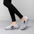 Damen Bequeme Slip-On Fitnessschuhe mit atmungsaktivem Mesh-Obermaterial R&B