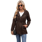 Damen Funktionsjacke mit verstellbarem Bund und Reißverschluss R&B