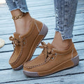 Damen bequeme Freizeitschuhe mit detailreichem Schnürdesign R&B