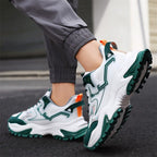 Damen Sportliche Sneaker mit verstärktem Dämpfungssystem und rutschfester Außensohle R&B
