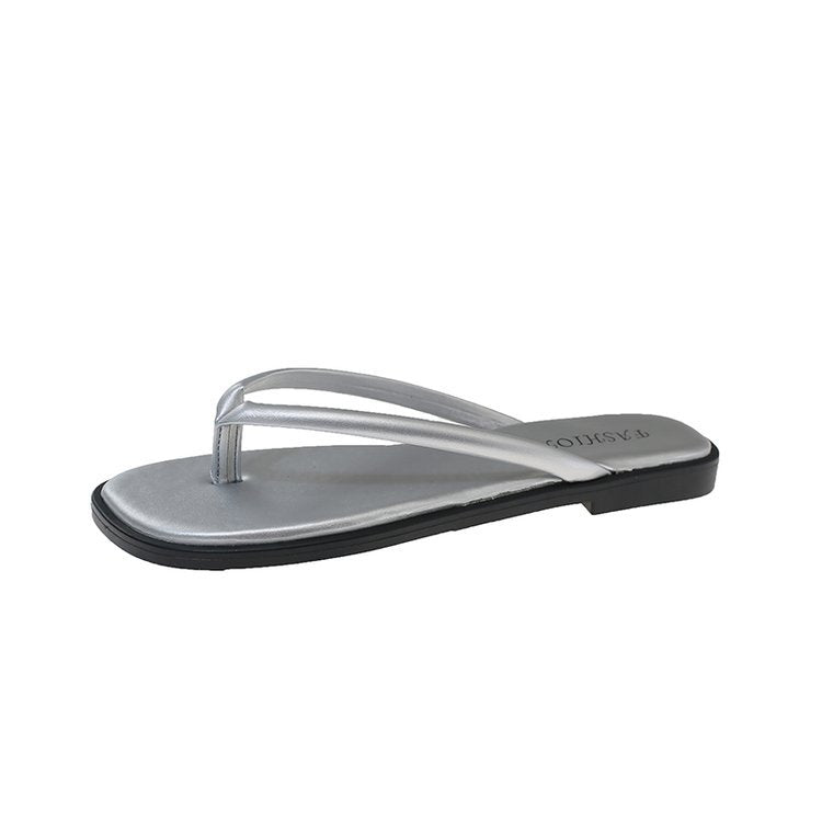 Damen modische Flip-Flops mit komfortablem Fußbett und raffiniertem Riemen R&B