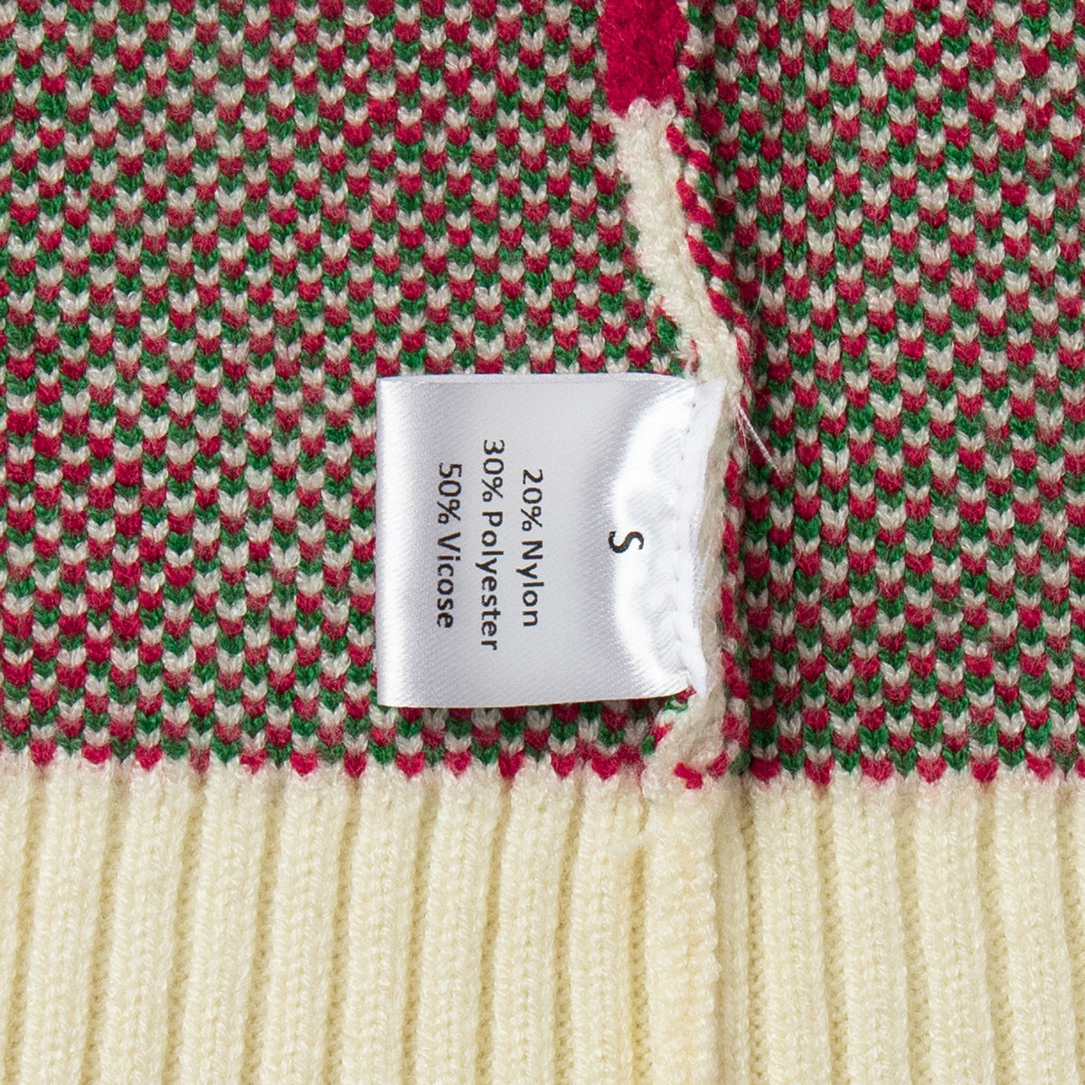 Damen Kuscheliger Strickpulli mit Kirschenmuster R&B