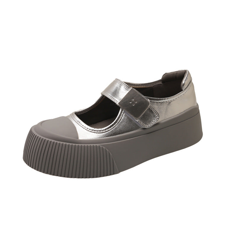 Damen Modische Ballerinas mit verstellbarem Riemen R&B