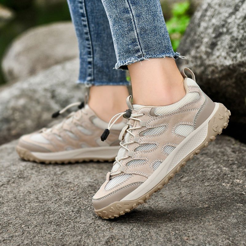 Damen Sportliche Trail-Schuhe mit Schnellschnürsystem und rutschfester Sohle R&B