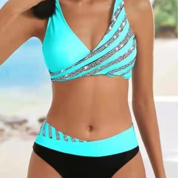 Damen Bikini-Set mit innovativem Farbverlauf R&B