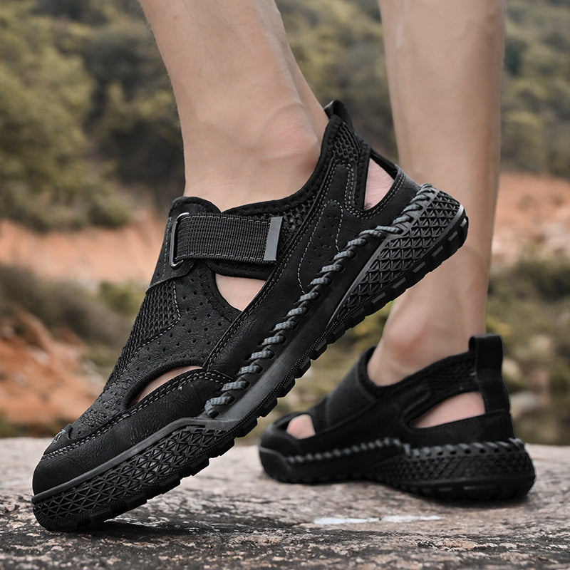 Damen Atmungsaktive Freizeitschuhe mit elastischen Riemen und rutschfester Sohle R&B