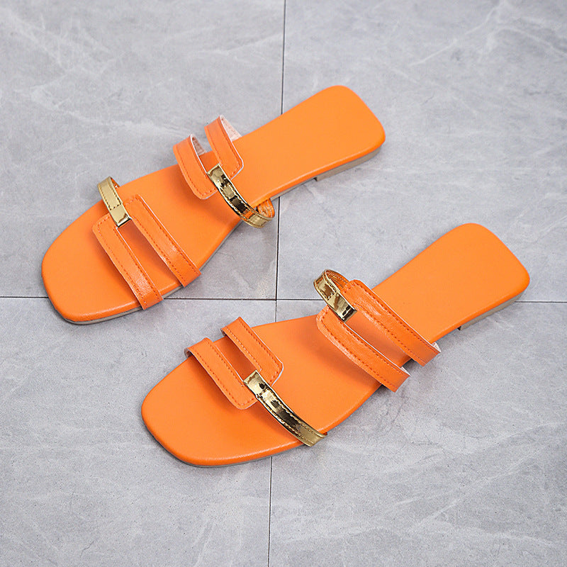 Damen elegante Sandalen mit modischem Riemen-Design R&B