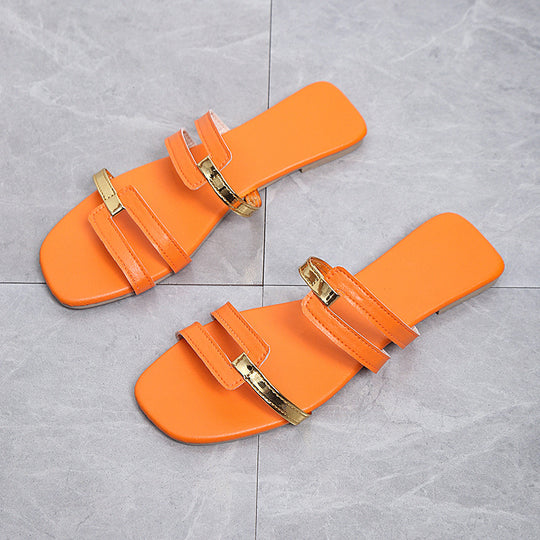 Damen elegante Sandalen mit modischem Riemen-Design R&B