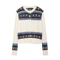 Damen Strickjacke mit Norweger-Muster R&B
