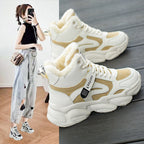 Damen Warme High-Top Sneakers mit isolierendem Innenfutter und rutschfester Sohle R&B