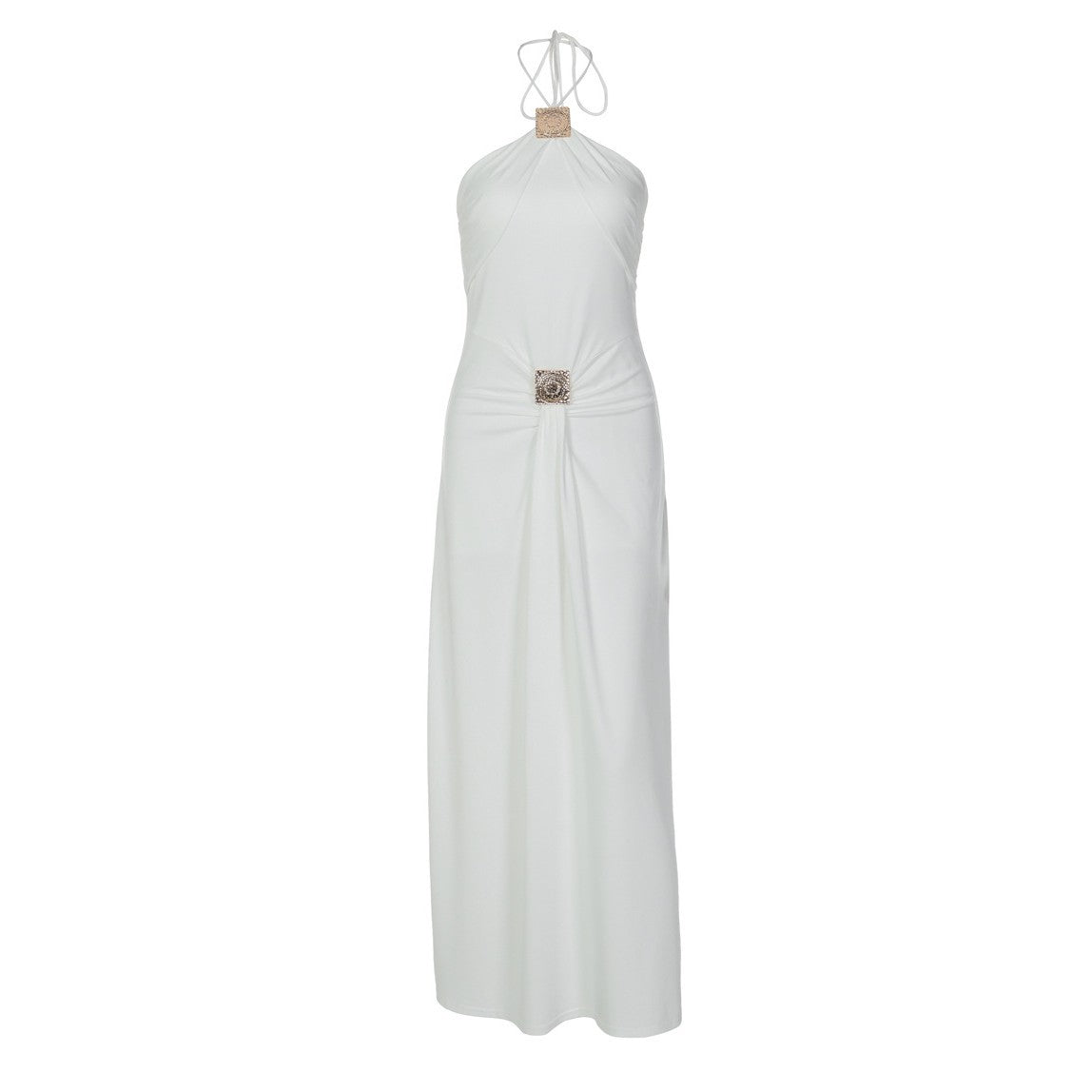 Damen Elegantes Wickelkleid mit raffiniertem Halterneck R&B