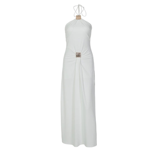 Damen Elegantes Wickelkleid mit raffiniertem Halterneck R&B