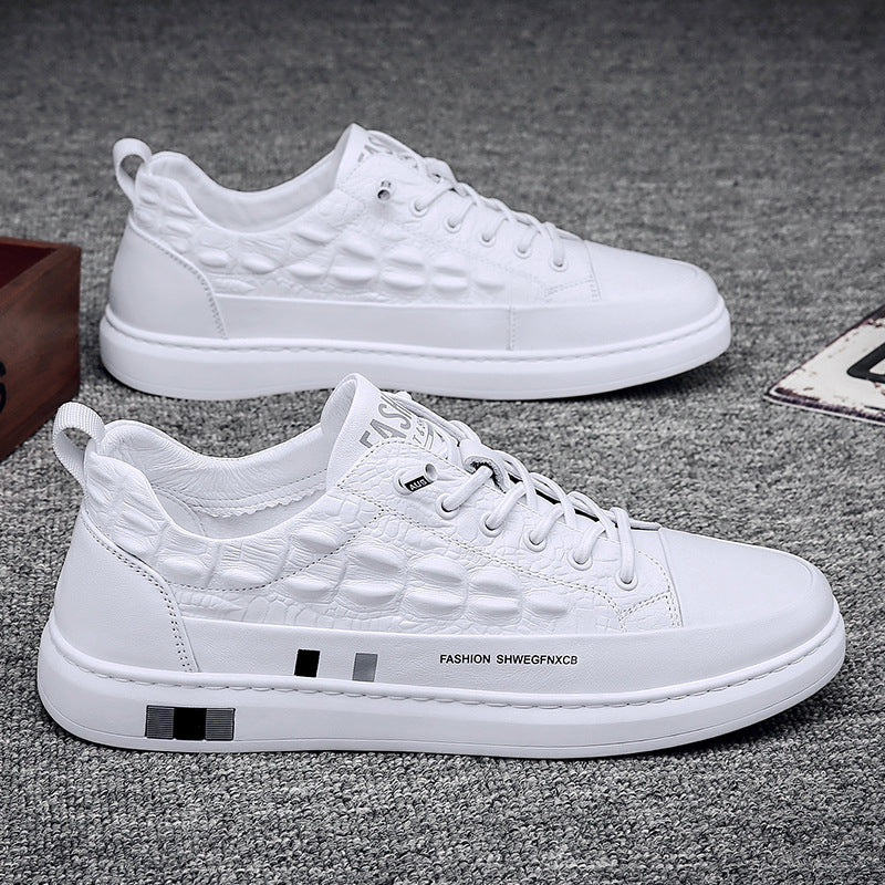 Damen Komfortable Sneakers mit trendigem Krokodil-Design R&B