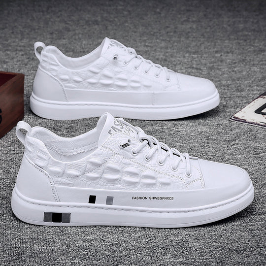 Damen Komfortable Sneakers mit trendigem Krokodil-Design R&B