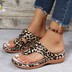 Damen Komfortable Zehentrenner-Sandalen mit ergonomischem Fußbett und modischen Akzenten R&B