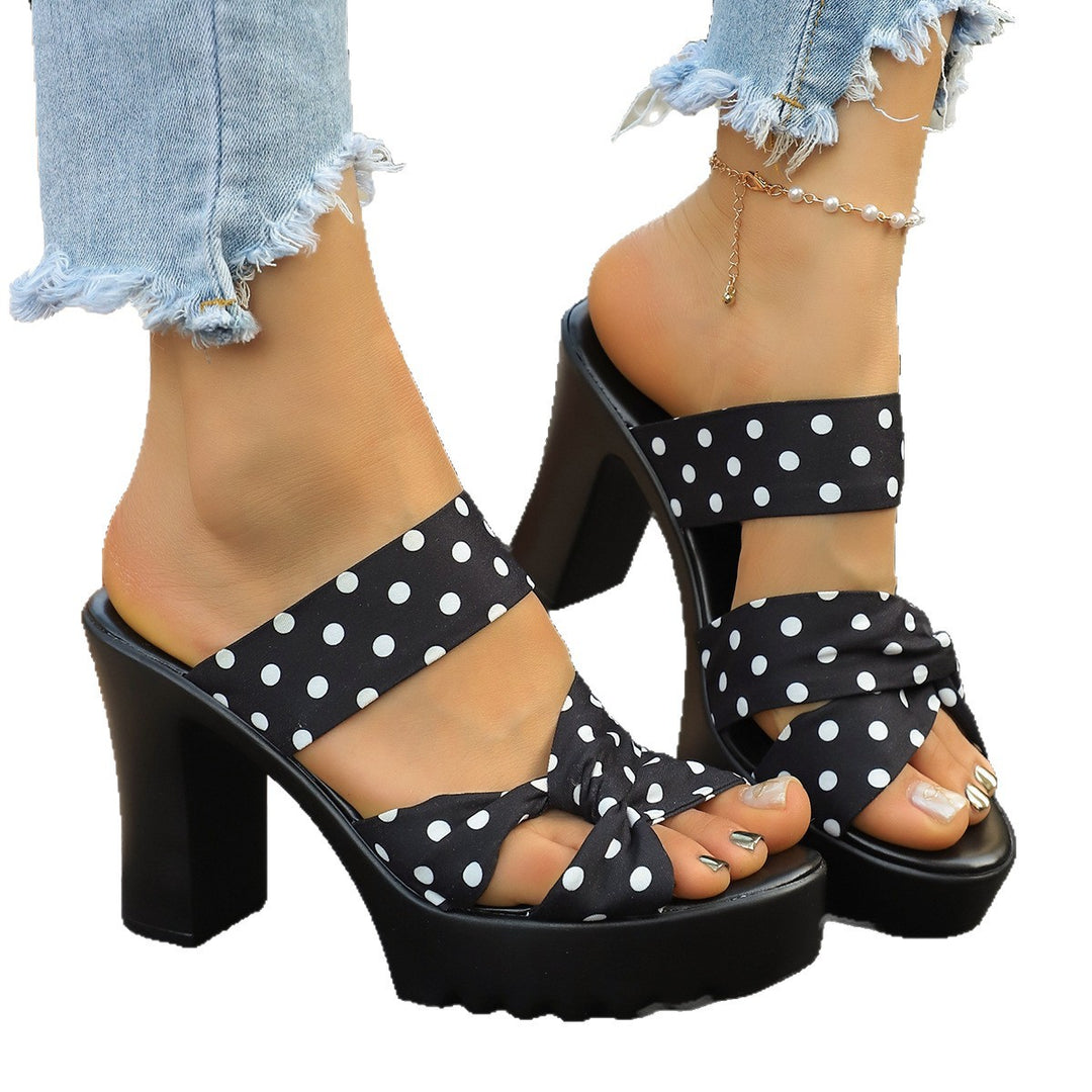 Damen Plateausandalen mit elegantem Schleifen-Design R&B