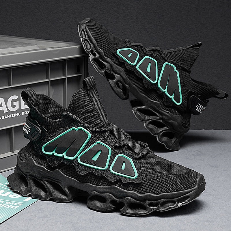Damen Sportliche High-Performance Sneakers mit atmungsaktiver Oberflächenstruktur R&B