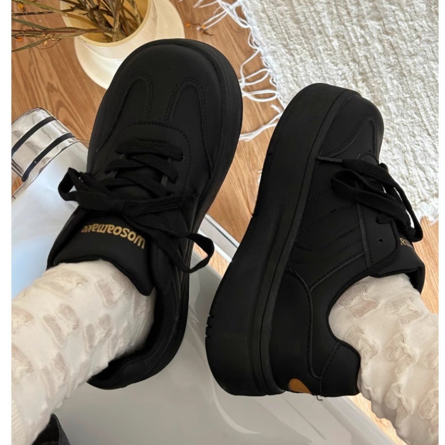 Damen Sportliche Sneaker mit verstärkter Sohle und komfortabler Passform