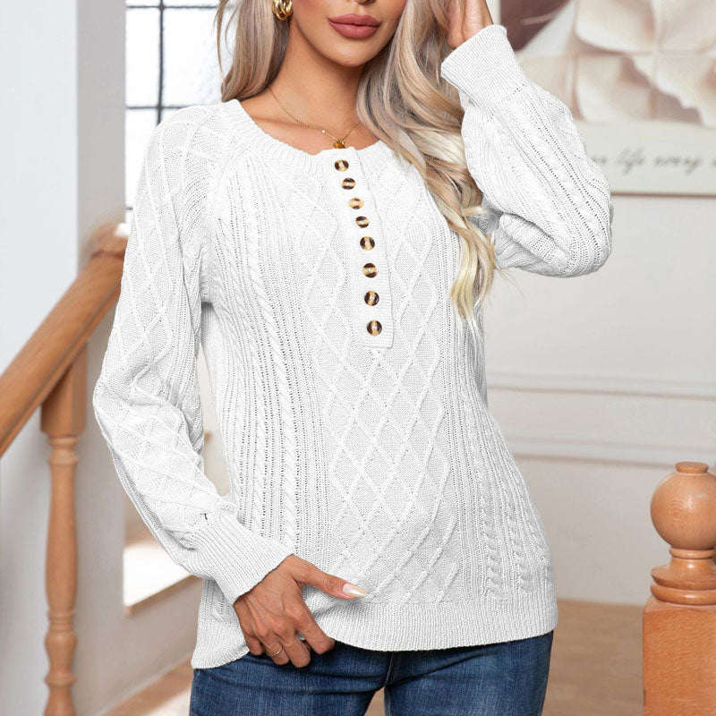 R&B | Pullover Mit Zopfmuster Und Weichem Stoff