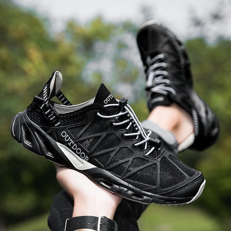 Herren Outdoor-Sneaker mit atmungsaktivem Mesh und rutschfester Sohle R&B