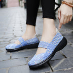 Damen Komfortable und elegante Slip-On Ballerinas mit atmungsaktivem Obermaterial