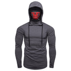 Herren Kapuzenpullover mit kreativem Totenkopf-Design