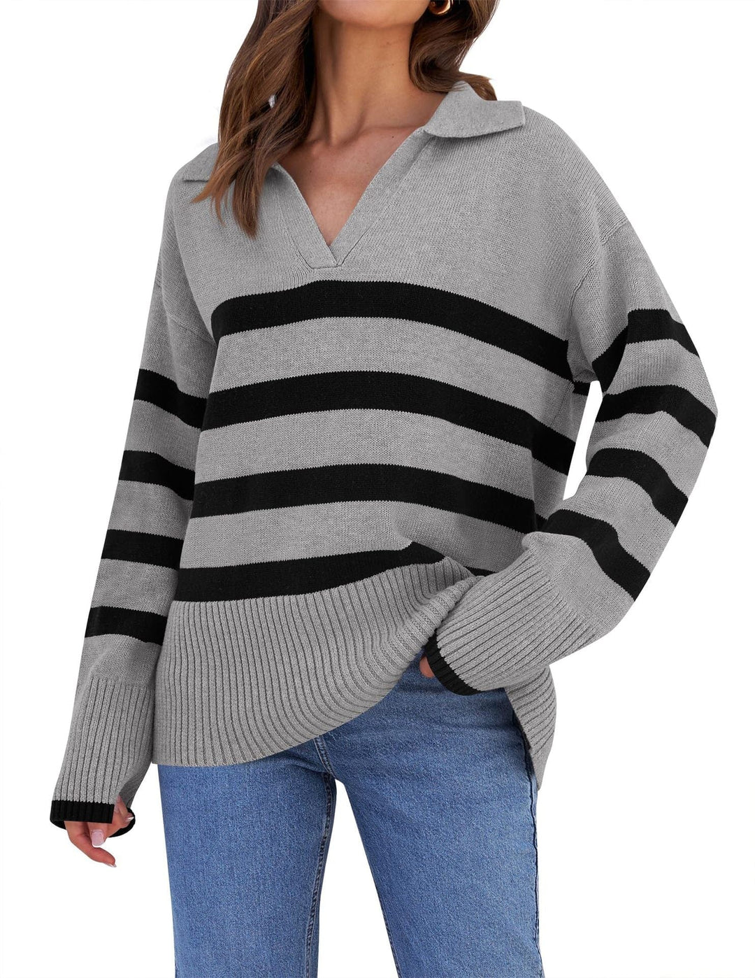 R&B | Oversized Pullover Lässiger Moderner Stil Ideal für den Winter
