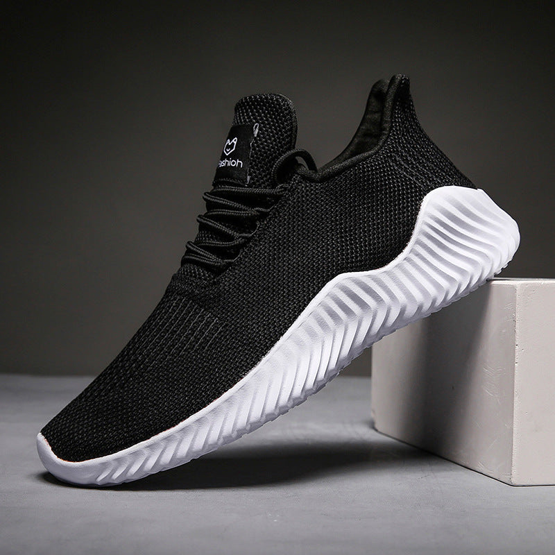 Damen Sneakers mit atmungsaktiver Strick-Oberfläche und flexibler Laufsohle R&B