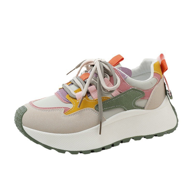 Damen Sportliche Sneakers mit buntem Design und rutschfester Sohle R&B