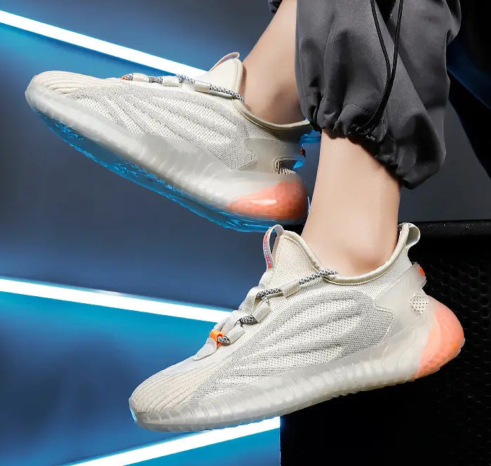 Damen Sportliche Sneakers mit atmungsaktiver Mesh-Oberfläche und dämpfender Lauftechnologie