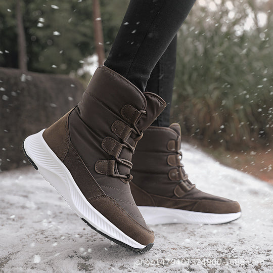 Damen Thermo-Winterstiefel mit rutschfestem Profil und isolierendem Futter R&B