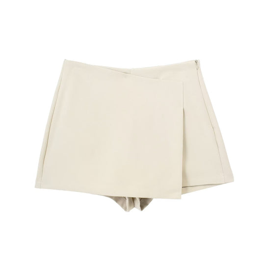 Damen sportliche Shorts mit elegantem Layering-Design R&B