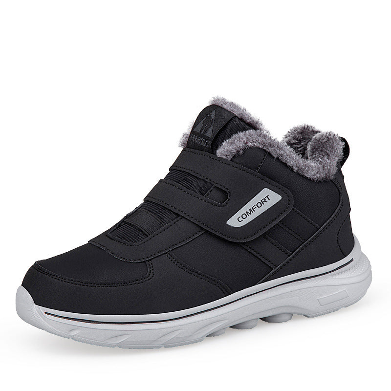 Damen Isolierte Winterstiefel mit rutschfestem Klettverschluss und weichem Innenfutter R&B
