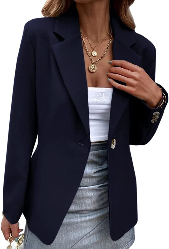 Damen moderner und eleganter Blazer mit strukturierter Textur R&B