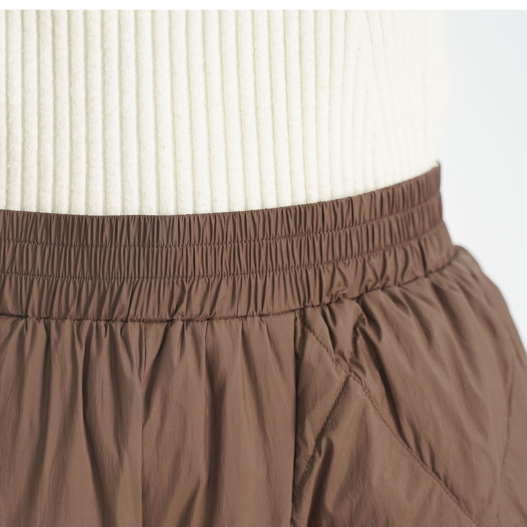 Damen gefütterte Freizeithose mit elastischem Bund und Taschen R&B