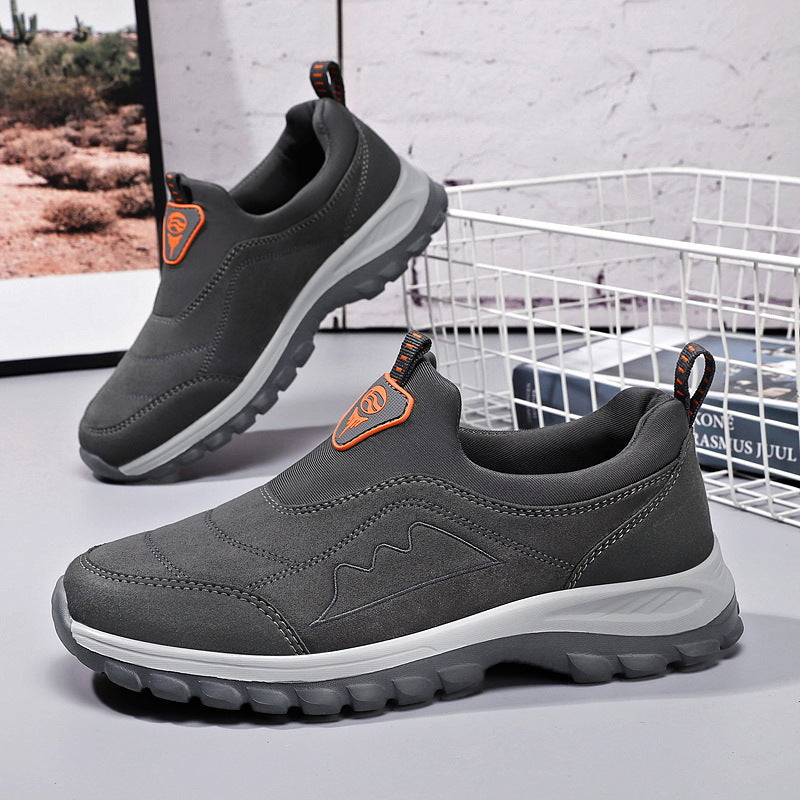 Damen Leichte und flexible Sport-Sneaker mit elastischem Einstieg R&B