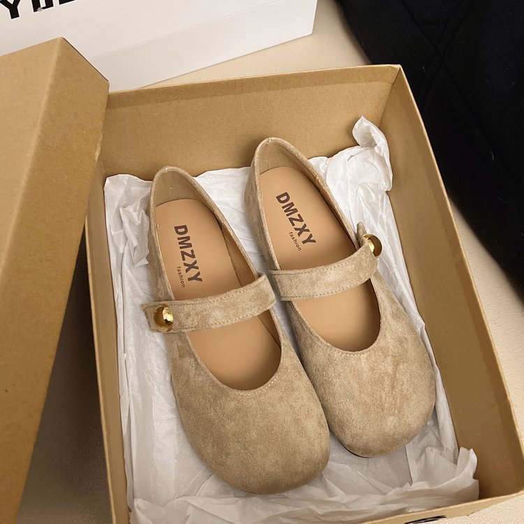 Damen elegante Ballerinas mit dekorativem Riemchen und hochwertiger Oberfläche R&B