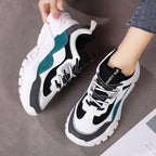 Damen Sportliche Chunky Sneakers mit atmungsaktiver Mesh-Oberfläche und dämpfender Sohle