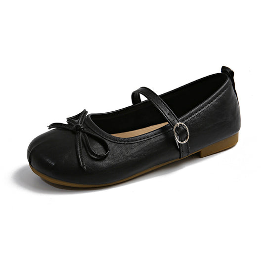 Damen Ballerinas mit verstellbarem Riemen und schickem Schleifen-Detail R&B