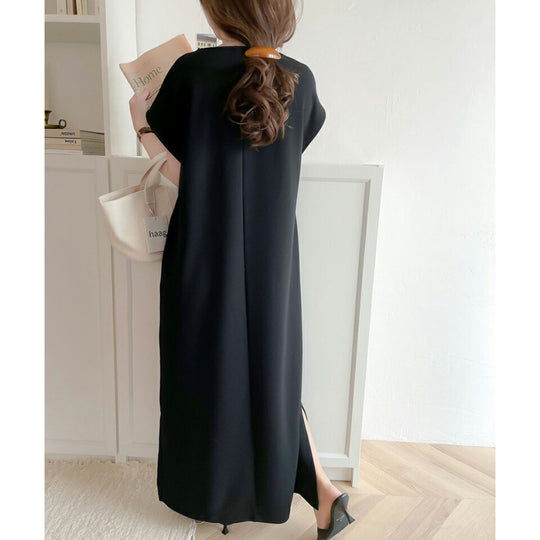 Damen Elegante Lässige Tunika Kleid R&B