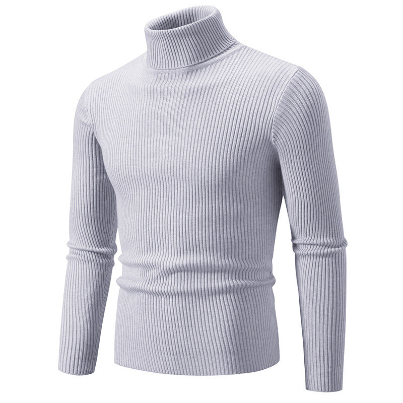 Herren Rollkragenpullover aus feinem Rippstrick R&B 1758806066