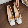 Damen elegante Pumps mit verziertem Schleifendetail R&B