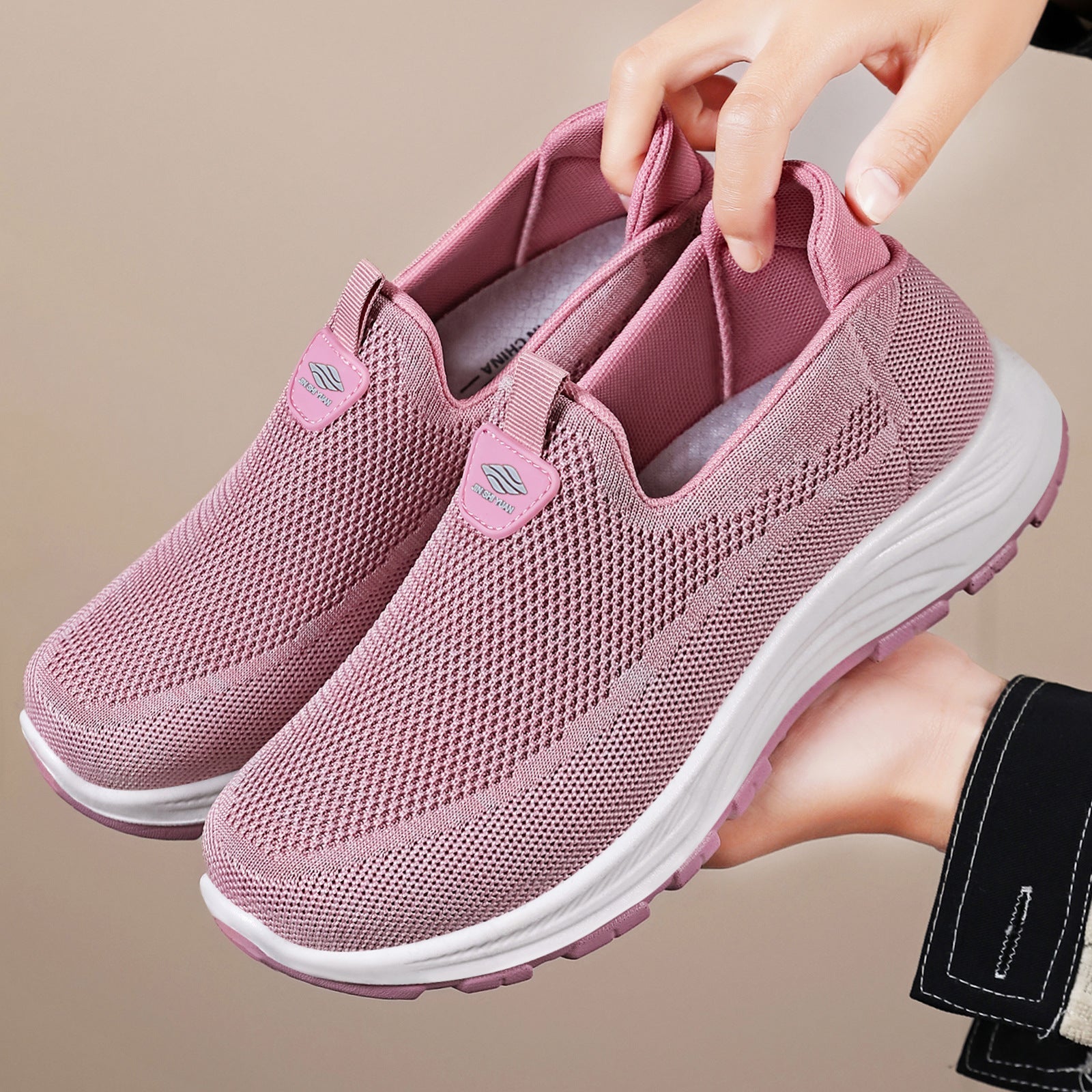 Damen Atmungsaktive Slip-On Sneakers